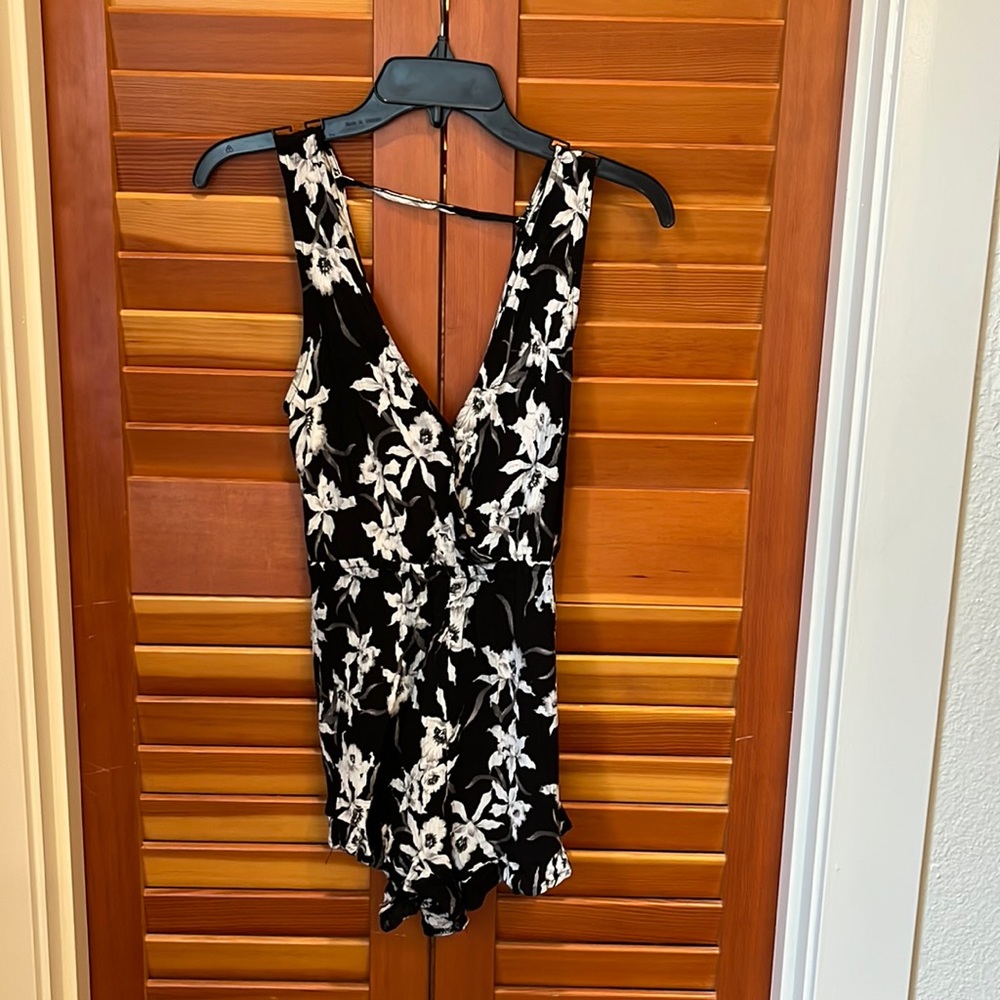 Printed romper